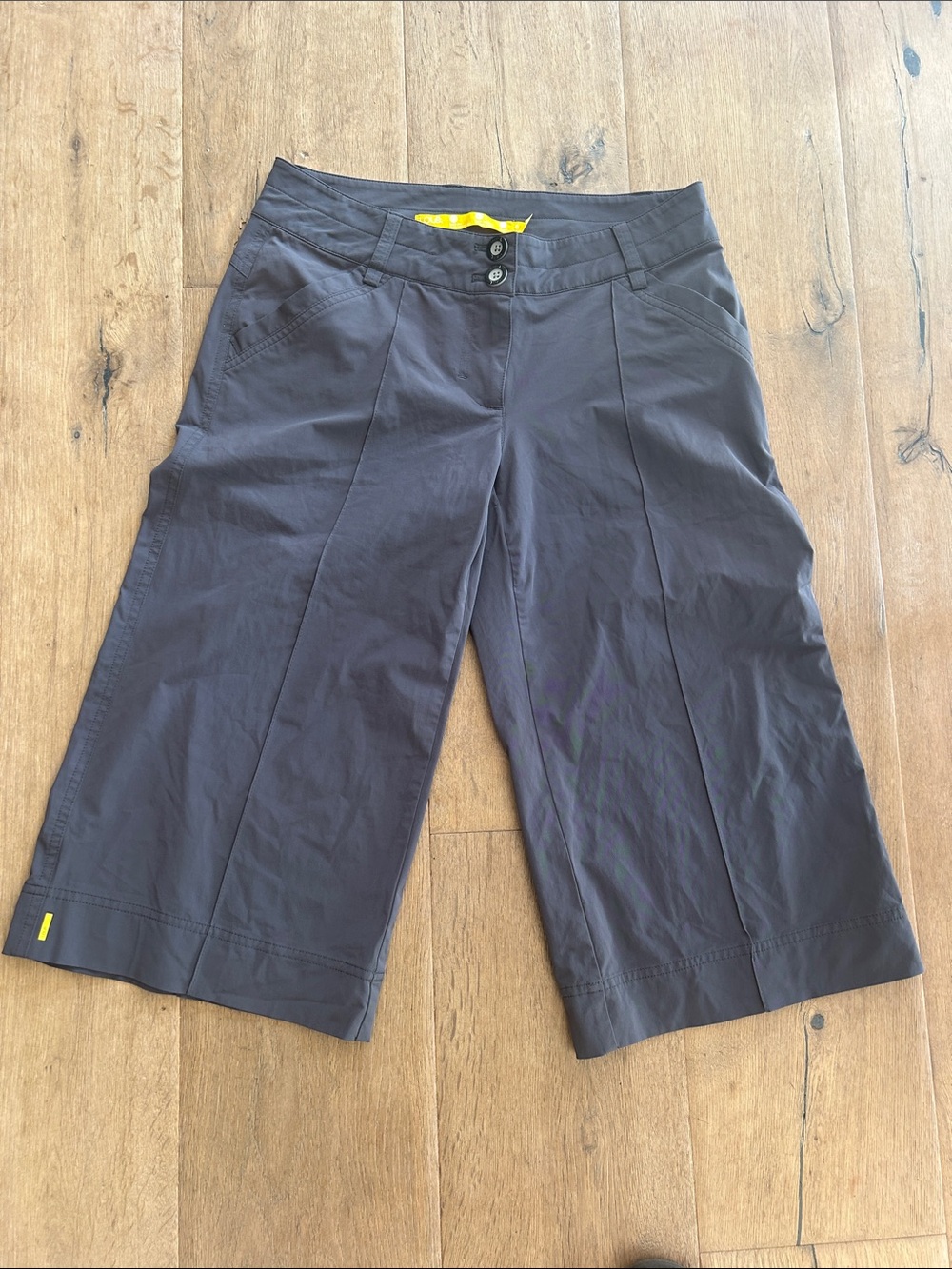 Lole Black Bermudas with Yellow Accent